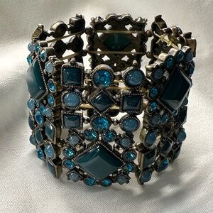 Turquoise Rhinestone Bracelet